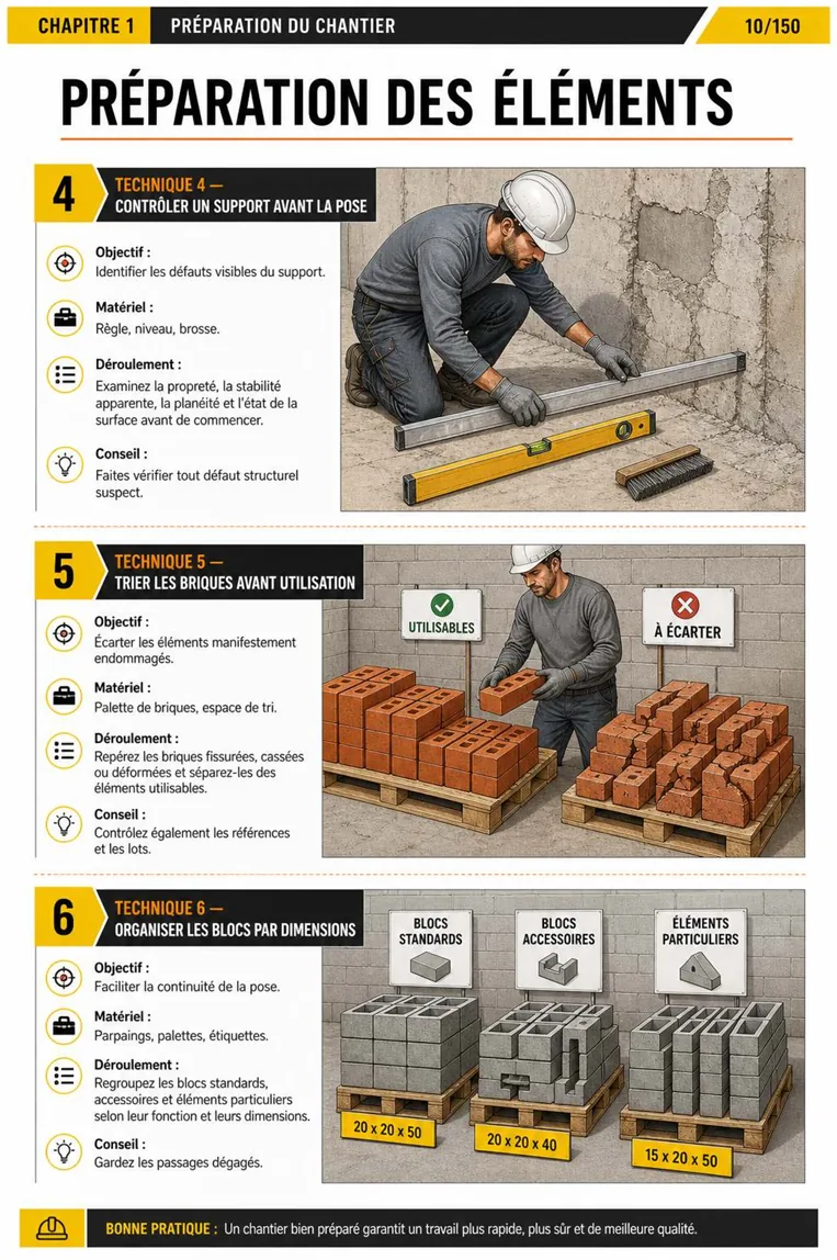 Page illustrée du guide de maçonnerie 5
